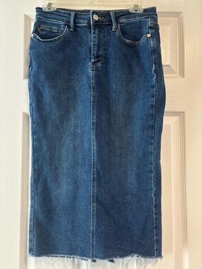 Judy Blue Dark Blue High Rise Denim Skirt